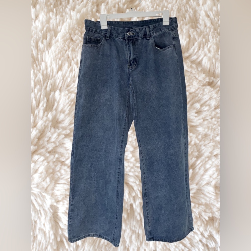 SHEIN WOMEN Straight Blue Jeans